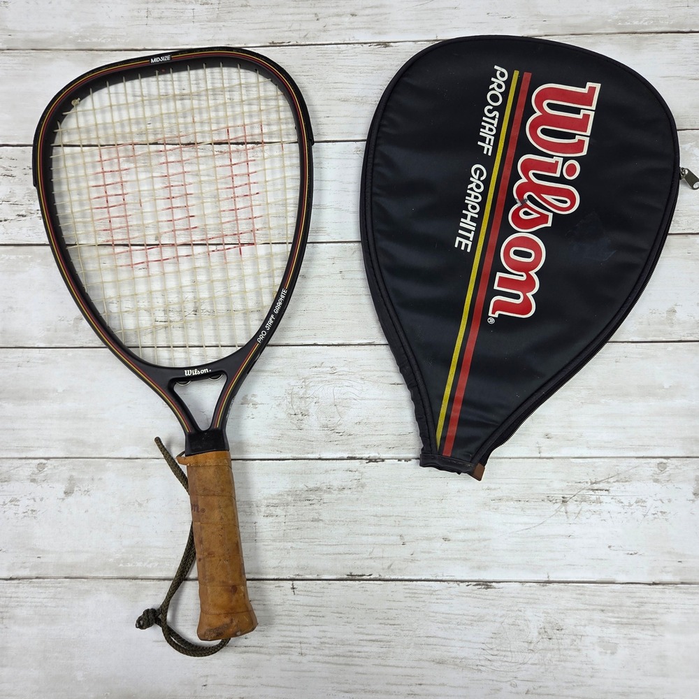 Wilson Pro Staff Graphite Tennis Racquet Midsize XS 3 15/16 Black Vintage